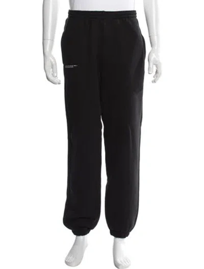 Pre-owned Pangaia Graphic Print Sweatpants In Black