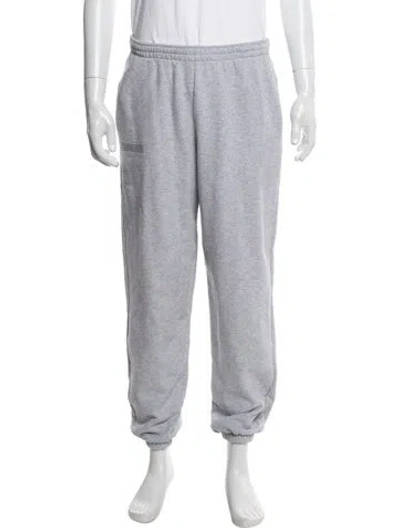 Pre-owned Pangaia Graphic Print Sweatpants In Gray