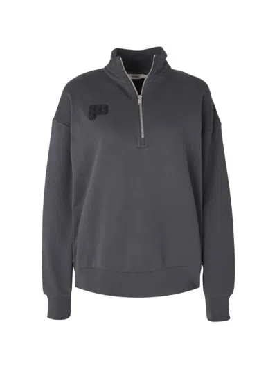 Pangaia Half-zip Sweatshirt In Gray