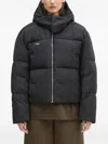 Pangaia Hooded Puffer Jacket In Black
