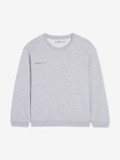 Pangaia Kids 365 Midweight Sweatshirt In Gray