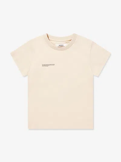 Pangaia Babies'  Kids 365 Midweight T-shirt In Beige