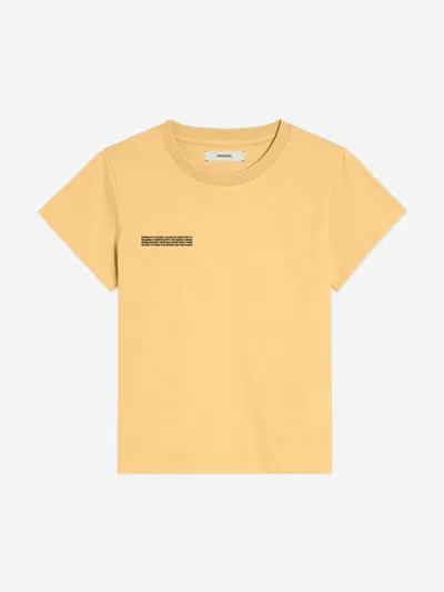 Pangaia Kids 365 Midweight T-shirt In Yellow