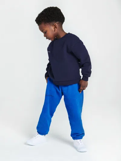 Pangaia Kids' Midweight Sweatshirt—navy In Blue