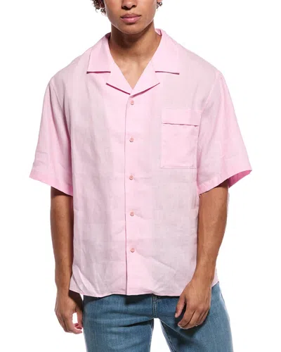 Pangaia Linen Shirt In Pink