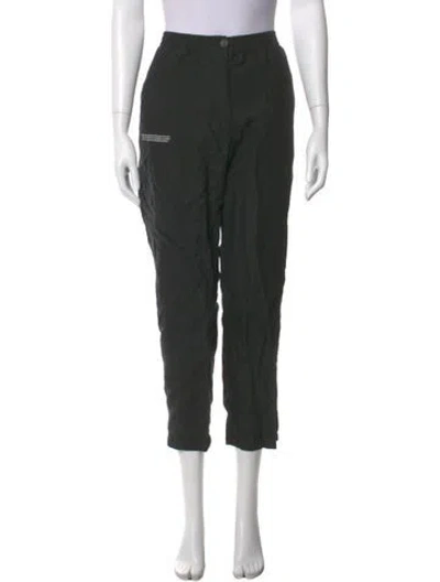 Pre-owned Pangaia Linen Straight Leg Pants In Green