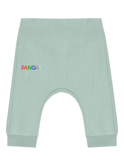 Pangaia Babies' Logo-embellished Track Pants In Green