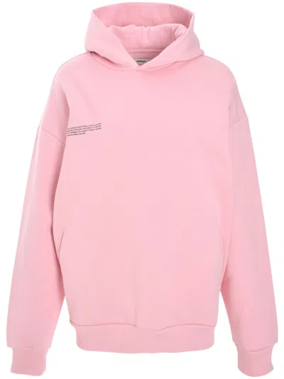 Pangaia Logo-print Hoodie In Pink