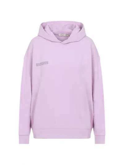 Pangaia Logo-print Hoodie In Purple