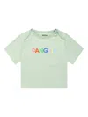 Pangaia Logo-print T-shirt In Green