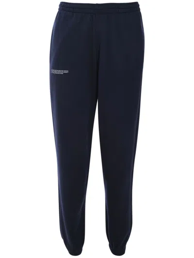Pangaia Logo-print Track Pants In Navy
