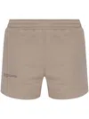 Pangaia Elastic Waist Shorts In Nude