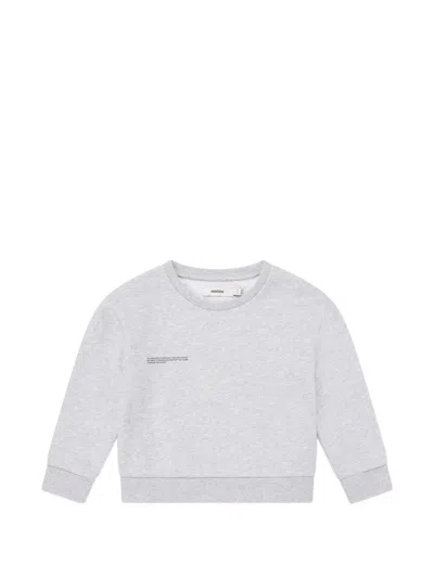 Pangaia Kids' Logo-print Sweatshirt In Gray
