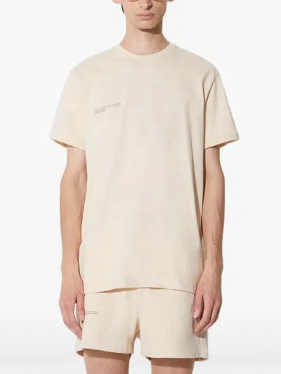 Pangaia Logo-print T-shirt In Neutrals