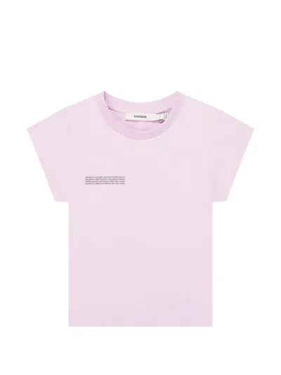 Pangaia Kids' Logo-print T-shirt In Pink
