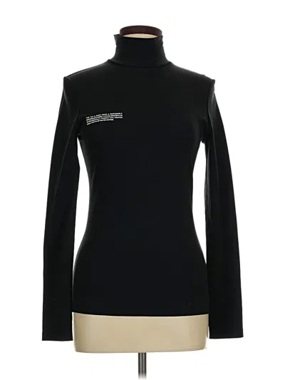 Pre-owned Pangaia Long Sleeve Top Black Turtleneck Tops