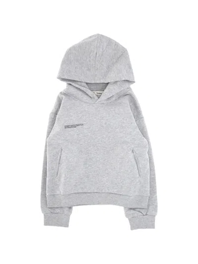 Pangaia Kids' Long-sleeved Hoodie In Gray