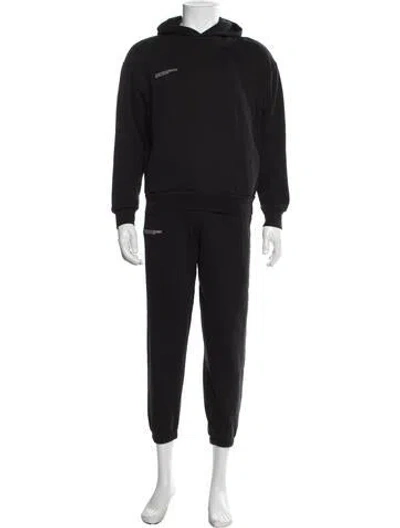 Pre-owned Pangaia Lounge Bottoms In Black