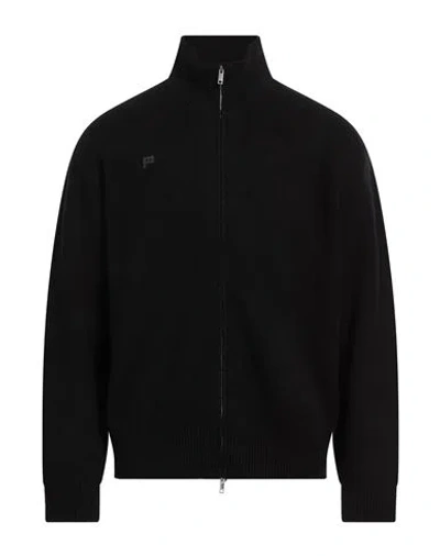 Pangaia Man Cardigan Black Size L Recycled Cashmere, Recycled Wool