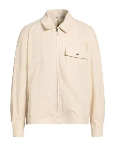 Pangaia Man Jacket Beige Size Xl Cotton, Linen In Nude