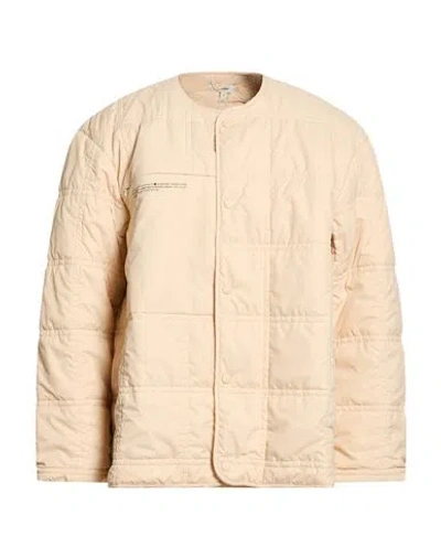 Pangaia Man Puffer Beige Size Xxs Recycled Polyamide In Neutral