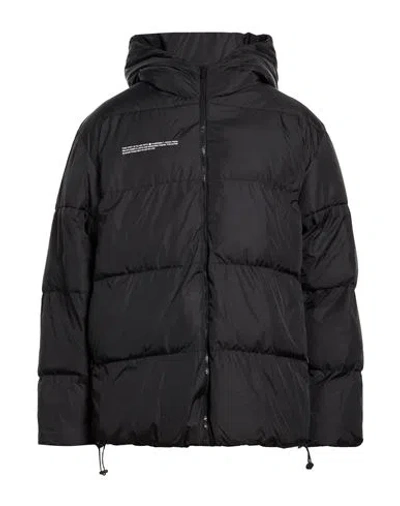 Pangaia Man Puffer Black Size Xxs Recycled Polyamide In Multi