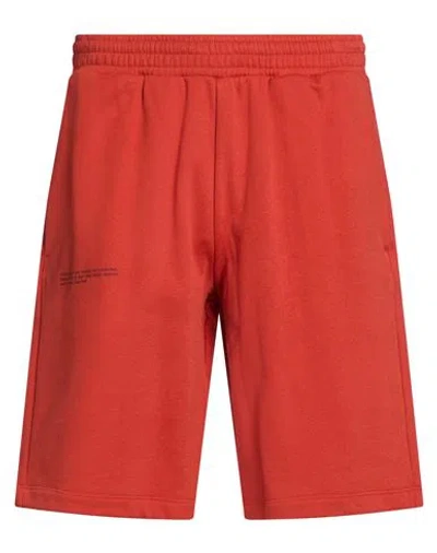 Pangaia Man Shorts & Bermuda Shorts Brick Size S Organic Cotton In Red