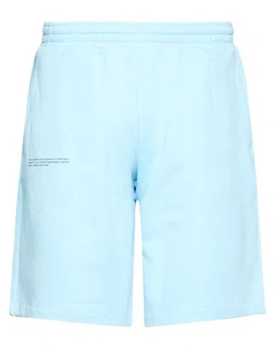 Pangaia Man Shorts & Bermuda Shorts Sky Blue Size S Organic Cotton
