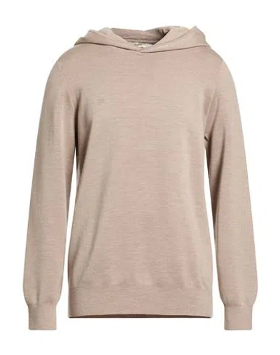Pangaia Man Sweater Camel Size Xxs Merino Wool In Neutral