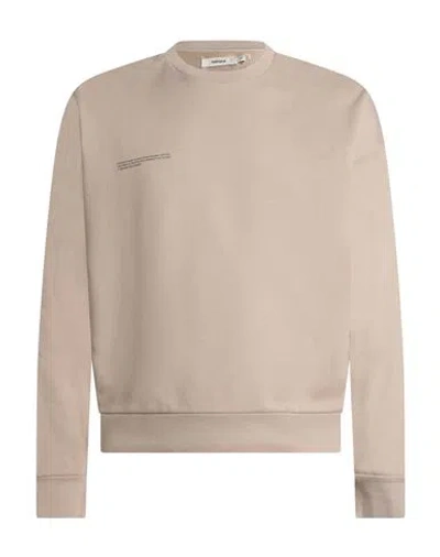 Pangaia Man Sweatshirt Beige Size S Organic Cotton In Neutral