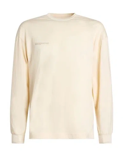 Pangaia Man T-shirt Beige Size Xxs Organic Cotton In Neutral