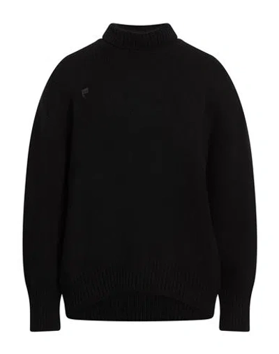 Pangaia Man Turtleneck Black Size S Recycled Cashmere, Recycled Wool