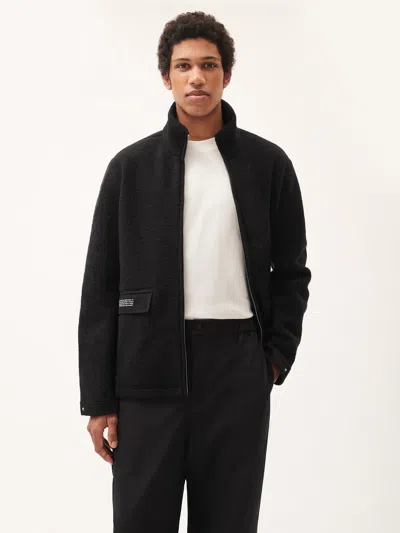 Pangaia Men's Dna Utility Wool Jacket — Black