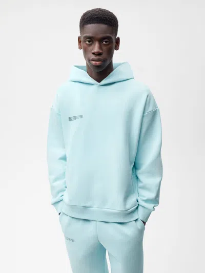 Pangaia Womens 365 Heavyweight Soft Organic Cotton Hoodie In Powder Blue