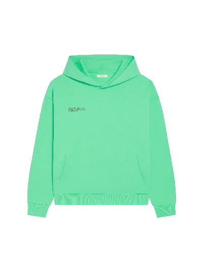 Pangaia Mens 365 Heavyweight Soft Organic Cotton Hoodie—spearmint Green