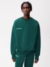 Pangaia Mens 365 Heavyweight Sweatshirt In Foliage Green