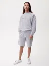 Pangaia Mens 365 Midweight Long Shorts In Grey Marl