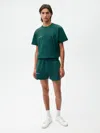 Pangaia Womens 365 Midweight Long Shorts In Foliage-green