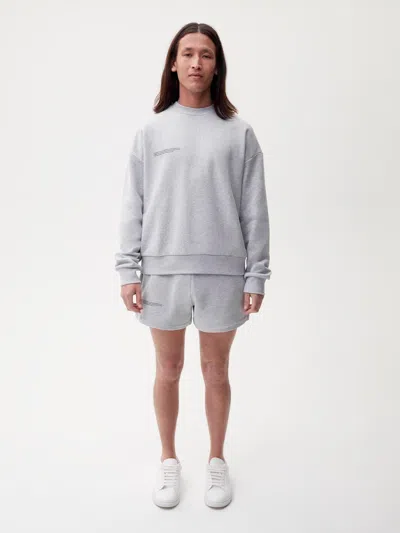 Pangaia Mens 365 Midweight Shorts In Grey Marl