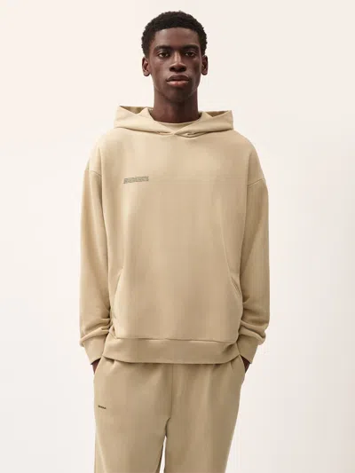 Pangaia Mens 365 Midweight Soft Organic Cotton Hoodie In Birch Beige