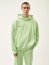 Pangaia Mens 365 Midweight Soft Organic Cotton Hoodie In Fennel Green