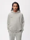 Pangaia Mens 365 Midweight Soft Organic Cotton Hoodie In Stone