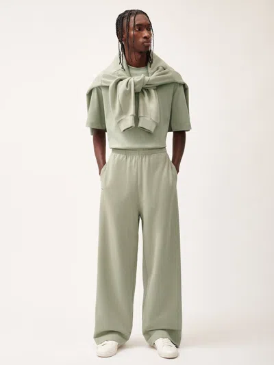 Pangaia Mens 365 Midweight Straight Leg Track Pants In Moss Green