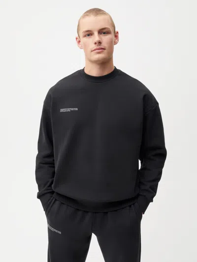 PANGAIA MENS 365 MIDWEIGHT SWEATER — BLACK
