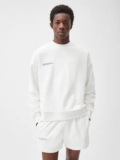 Pangaia Mens 365 Heavyweight Sweatshirt In Off-white