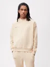 Pangaia Womens 365 Heavyweight Sweatshirt In Sand
