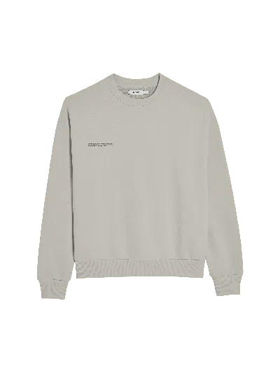 Pangaia Mens 365 Midweight Sweatshirt—stone In Gray