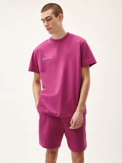 Pangaia Mens 365 Midweight T-shirt In Berry Purple