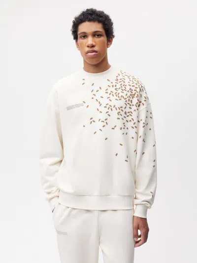 Pangaia Mens Bee The Change Sweatshirt In Undyed