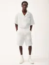 Pangaia Mens Dna Aloe Linen Long Shorts In Off-white